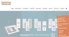Desktop Screenshot of gehrke-sales.com